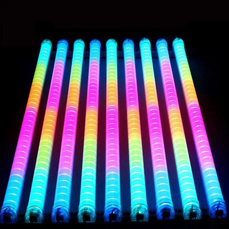 Светодиодный светильник rgb led. Светодиодная трубка dmx rgb. led tube light rgb 1200 мм. светодиодная цветная лампа t8 g13 rgb. rgb led tube light 2000mm.