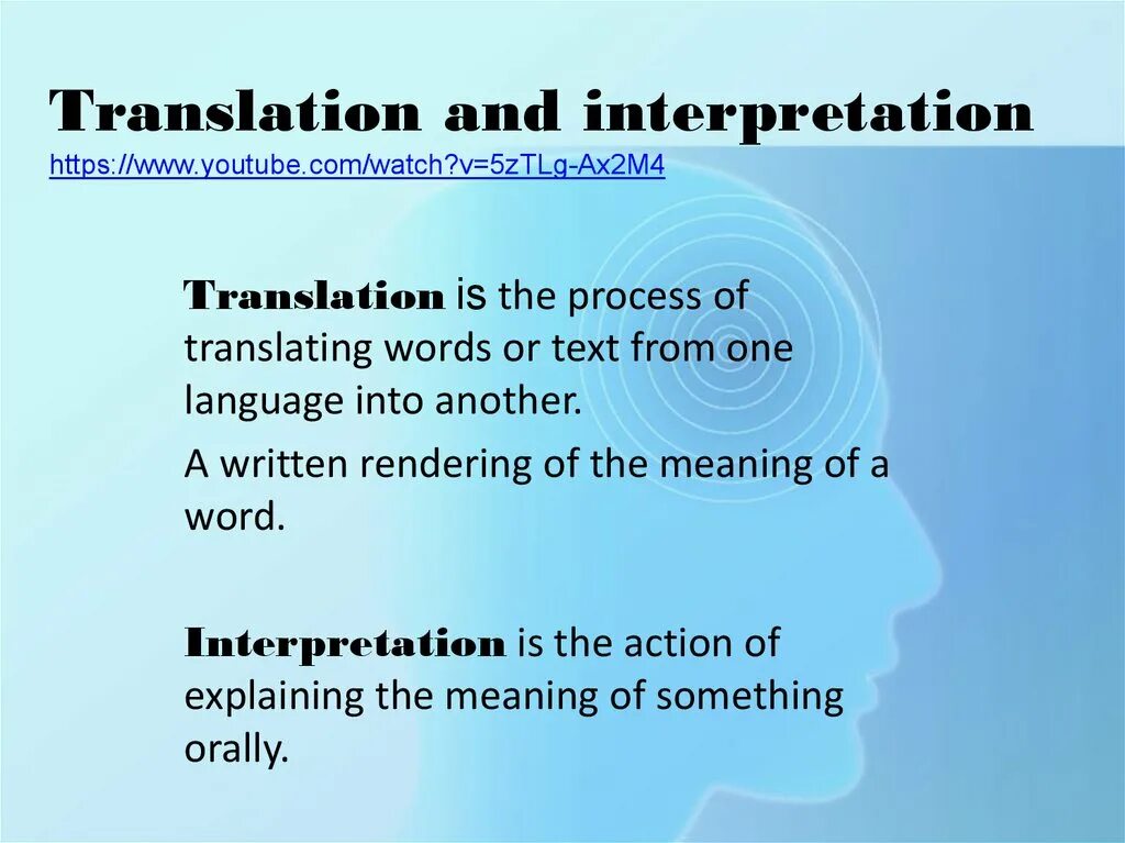 Types of interpreters. Language interpretation. Interpretation vs translation. Против перевод на русский