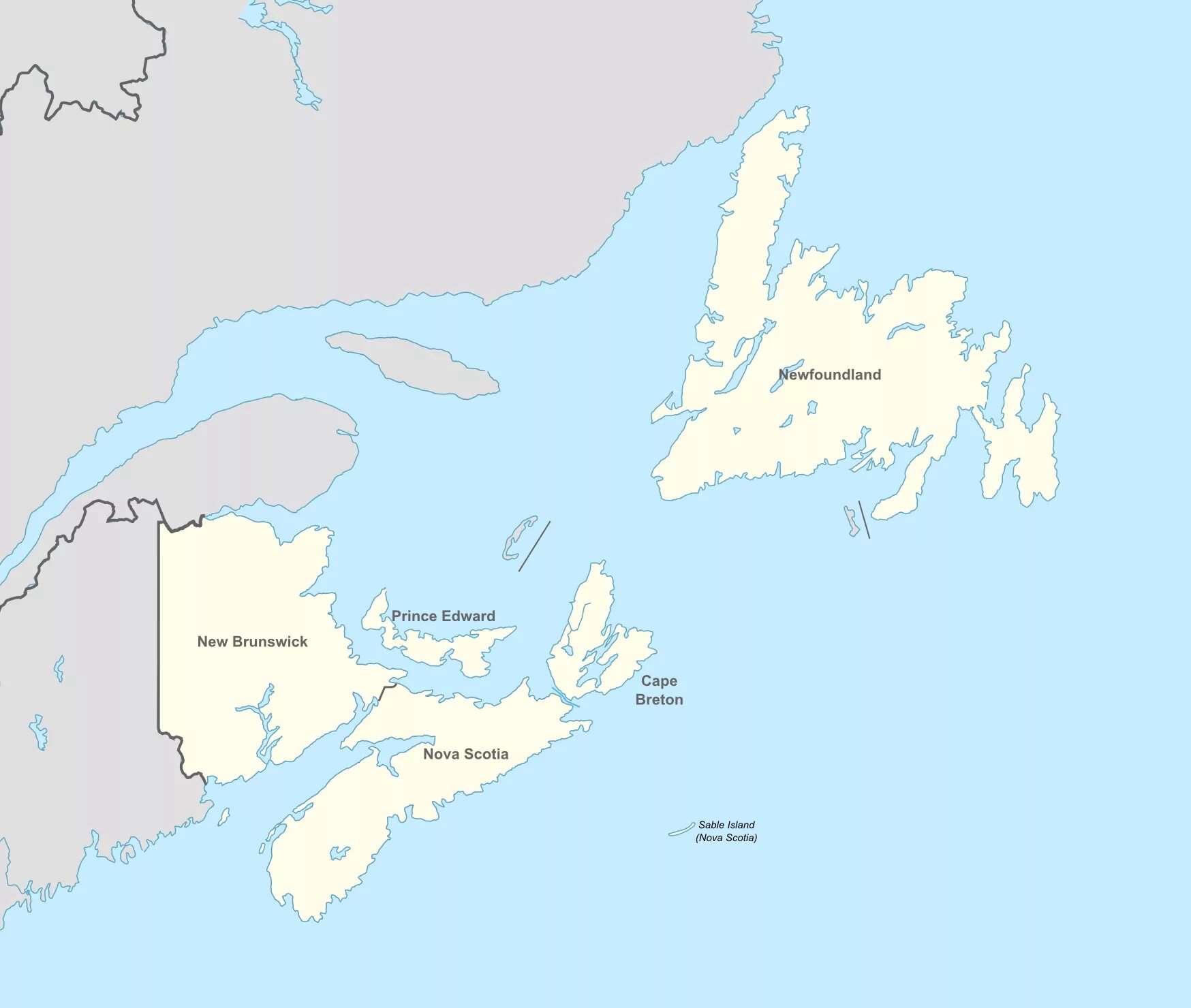 Где остров ньюфаундленд. Полуостров ньюфаундленд на карте. Остров ньюфаундленд на карте Северной Америки. Остров ньюфаундленд на контурной карте.