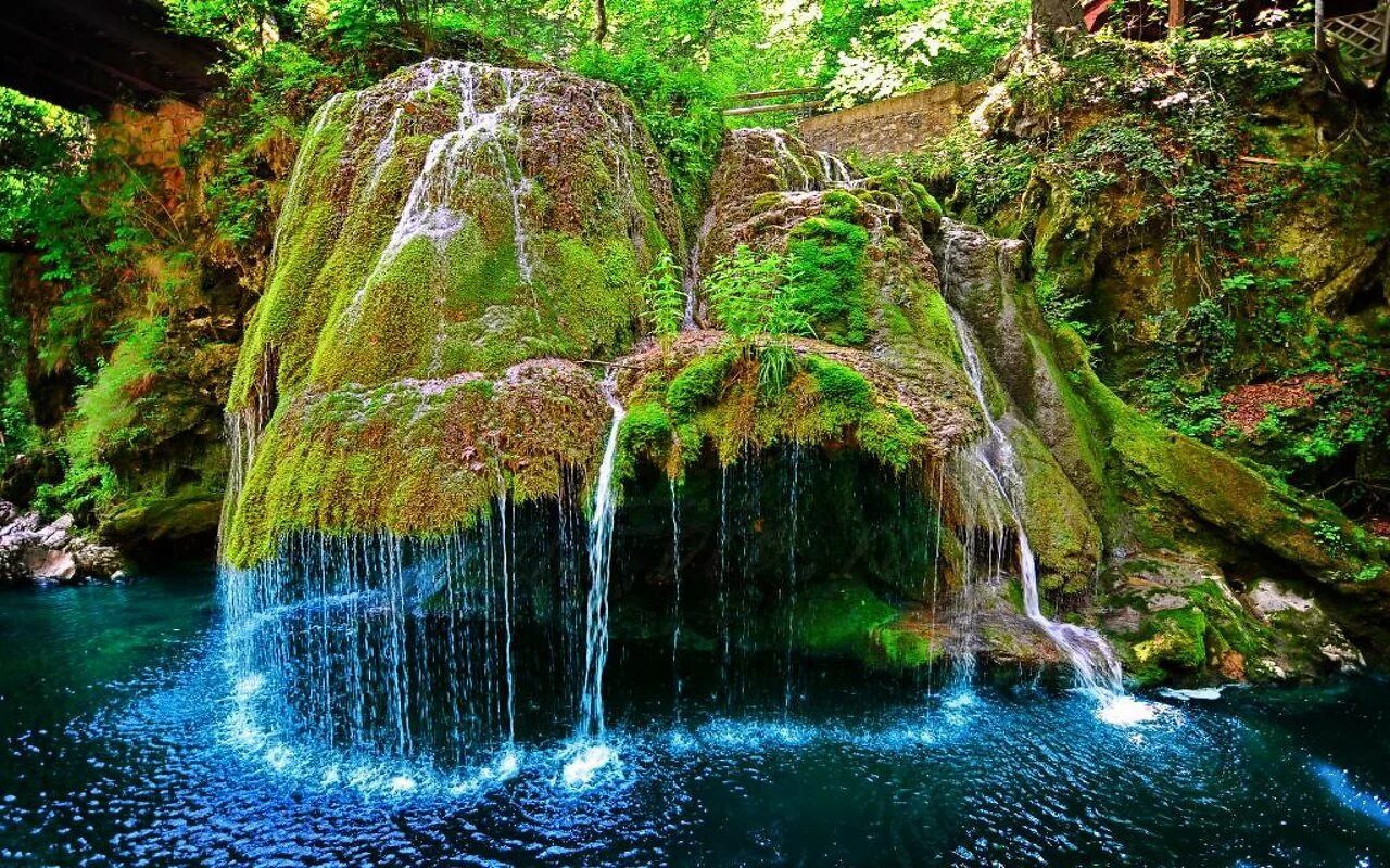 Водопад Бигар Румыния. Каскадный водопад Бигар, Румыния. Водопад Бигар в Западной Румынии. Водопад Бигэр. Самая красивая картинка природы в мире