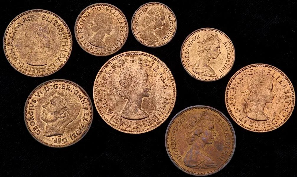 Золотые монеты 2024 года. Английские медные монеты 19 века. Монеты Британии 19 века. Английские медные монеты 18 века. Медные английские монеты 20 века.