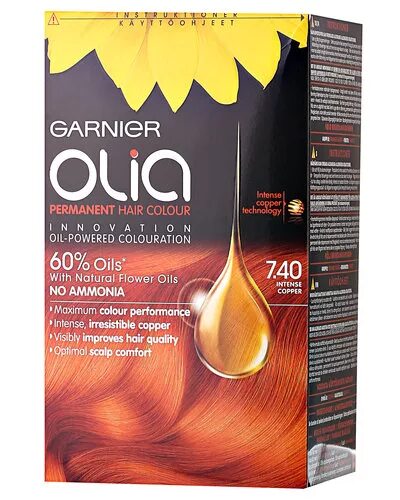 Краска для волос garnier olia. Краска гарньер Олиа медный. Краска Олия 7.40. Garnier Olia краска для волос. Краска для волос Garnier Олия 7.40.