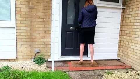 Ginger Aunt catch Step Nephew Jerk and help him with Sex.