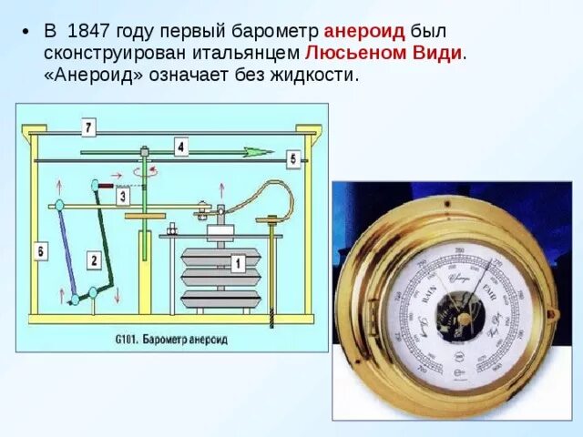 Прибор изображенный на рисунке называется барометр анероид. Барометр-анероид схема прибора. барометр анероид физика. барометр-анероид физика 7. барометр анероид 7 класс.