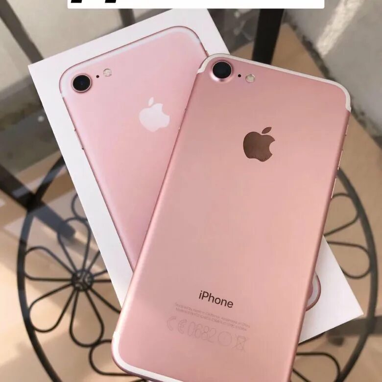 Айфон 7 розовый