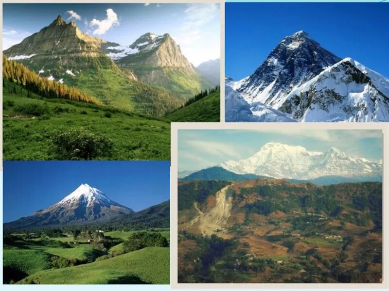 Формы поверхности равнины и горы. Рельеф земной поверхности суши. Горы и равнины. Рельеф горы и равнины. Рельеф суши горы.