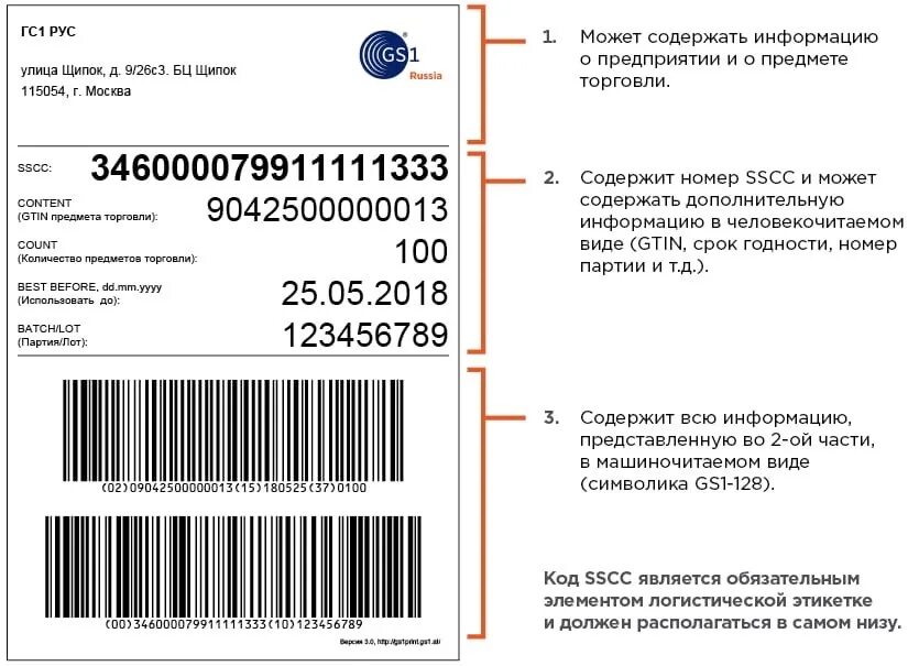 Озон как получить товар без штрих кода. Логистическая этикетка gs1. SSCC код на паллетах что это. SSCC маркировка. Паллетная этикетка gs1.