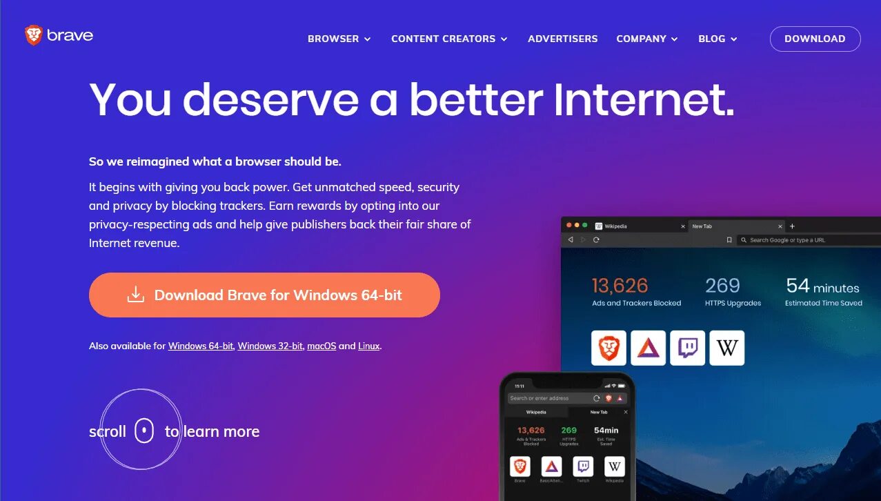 Creative "one shot two kills" ads. Rewards creators. Brave (веб-браузер). Game adventures podcast. Rewards creators.