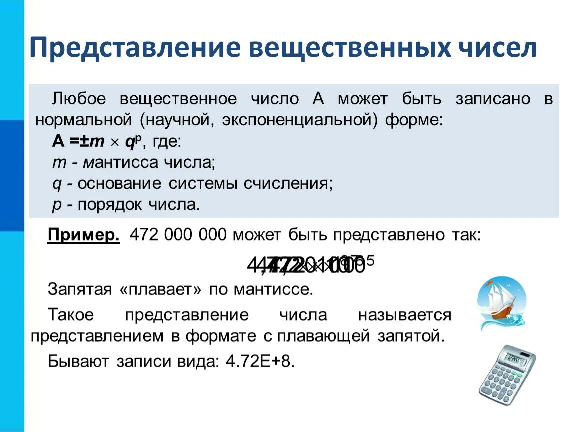 Представьте вещественное число. Представление вещественных чисел. Представление вещественных чисел в компьютере. Веществеенфе чичла предстаыляют в компьютере. Представление вещественных чисел Информатика.