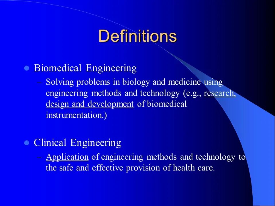 Biomedical Engineering презентация. Biomedical Instrumentation in Biomedical Engineering. Презентация enter Engineering. Engineer Definition. Method engineer