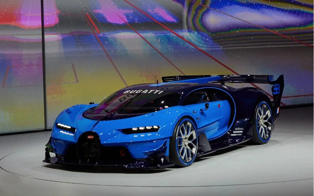 Bugatti chiron скорость. Bugatti Vision Gran Turismo 1500. Бугатти Шерон. Бугатти Вейрон и Шерон. V16 Бугатти Широн.