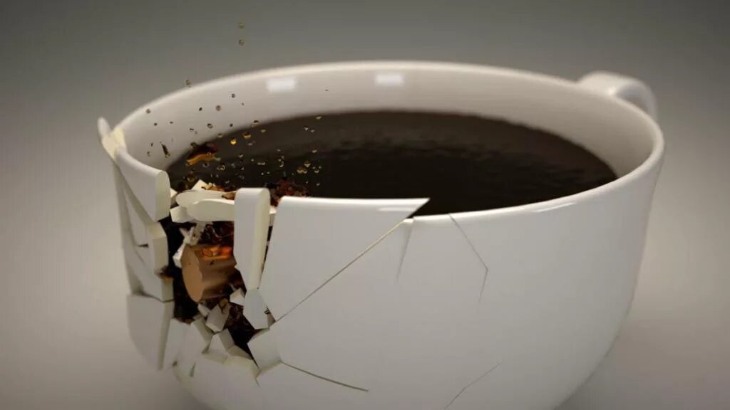 К чему бьются кружки. Разбитая Кружка. Разбитая кофейная чашка. Чашка с трещиной. Разбитая Кружка с кофе.