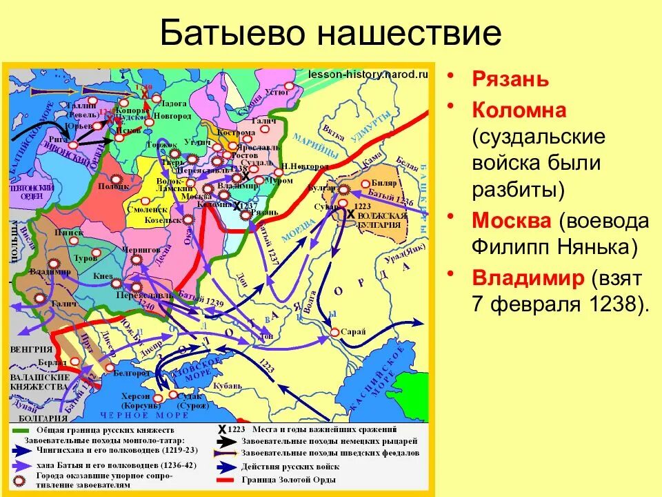 Хан батый рязань