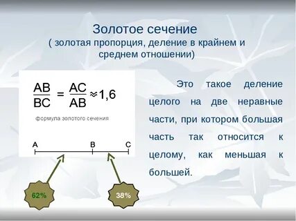 Золотой принцип отношений