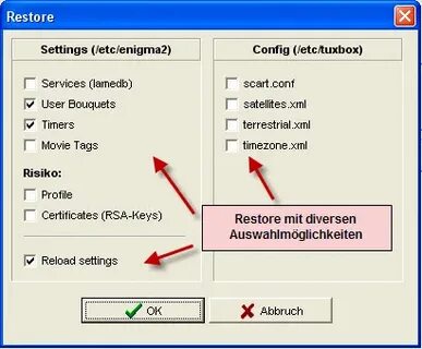 Etc setting