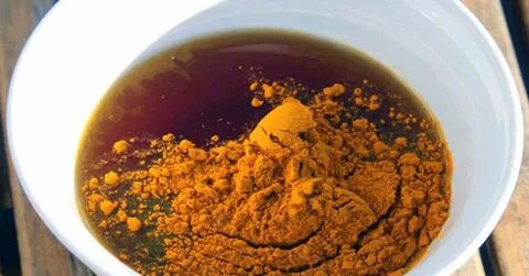 Настой петрушки с куркумой