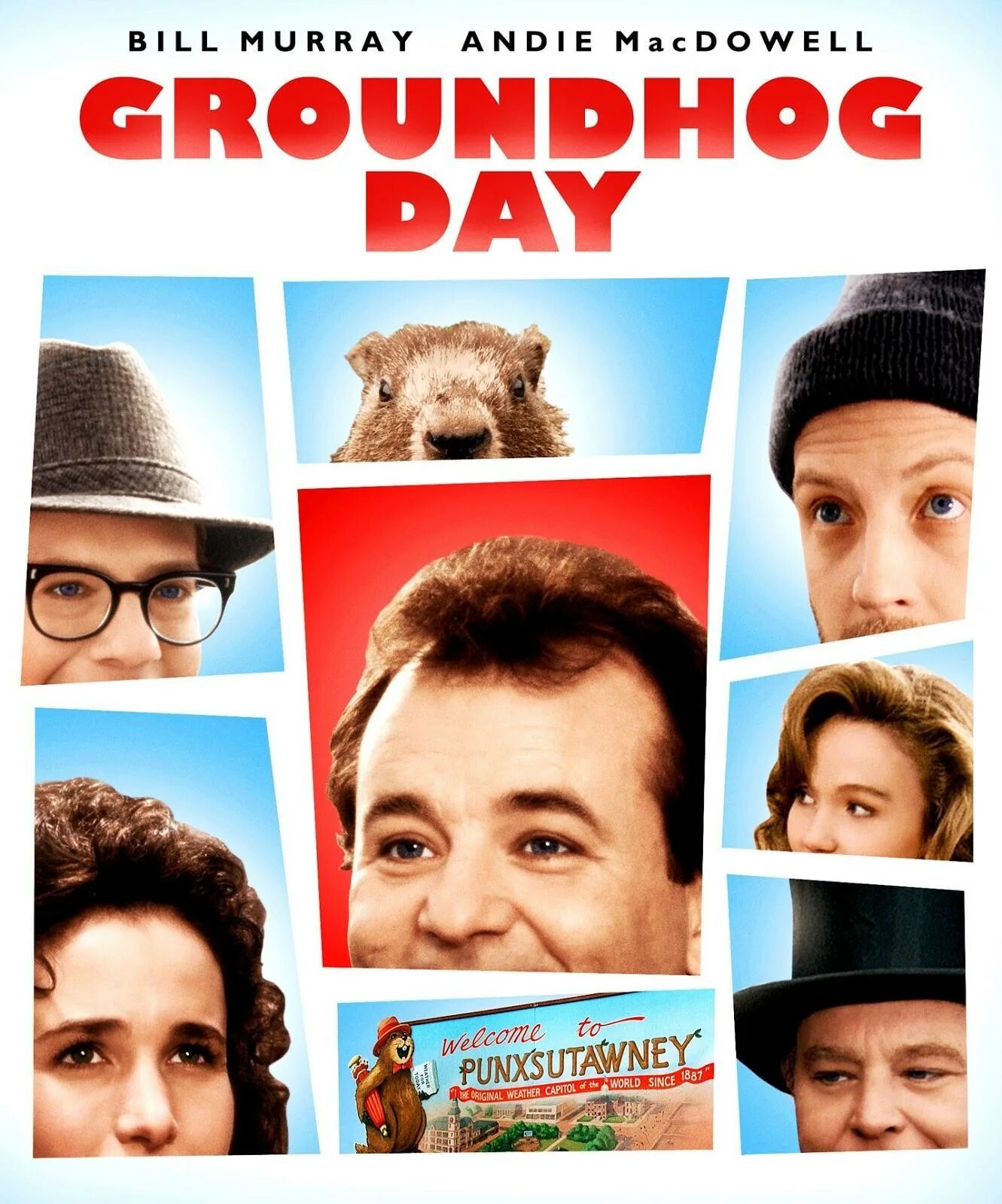 День сурка роли. Groundhog Day 1993. Билл Мюррей день сурка 1993. День сурка 1993 Постер. День сурка / Groundhog Day (1993).