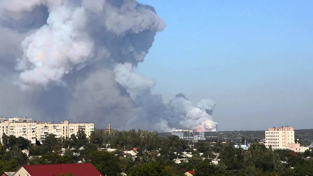 Прогноз донецк 14 дней. Взрыв донецк 2014 завод.