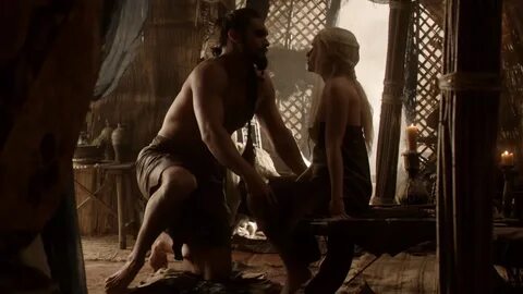 Jason Momoa shirtless in Game Of Thrones 1-07 "You Win Or You Die"...