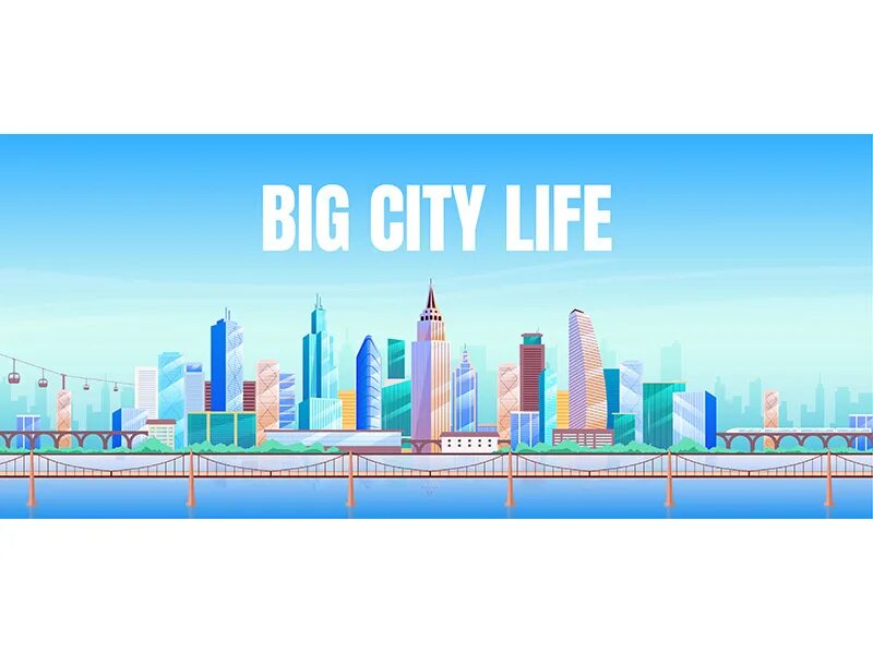 Биг лайф как заработать. Биг Сити лайф. Баннер Urban City. Продукция big City Life. Значок big City Life.