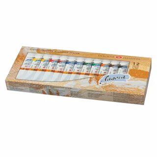 Масляные краски 12 цветов