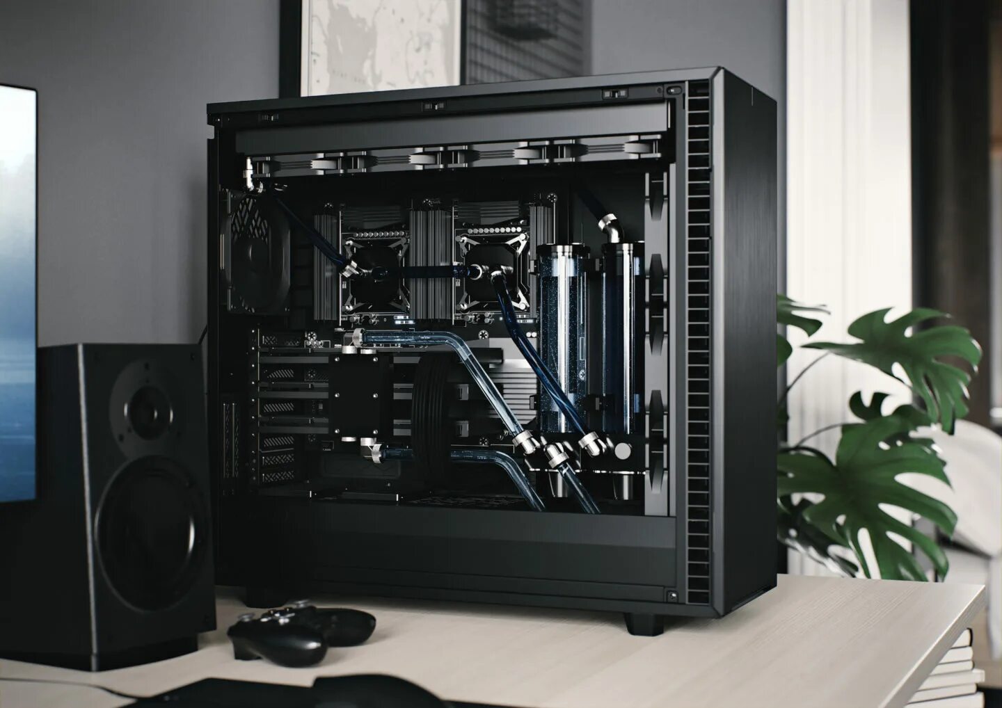 Fractal Design define 7 XL Dark TG. Корпус Fractal Design define 7. Корпус Fractal Design define 7 XL Black - TG. Корпус Fractal Fractal Design define 7. Стильный корпус