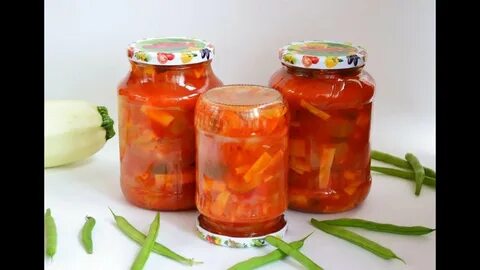 Лечо из кабачков с чесноком на зиму