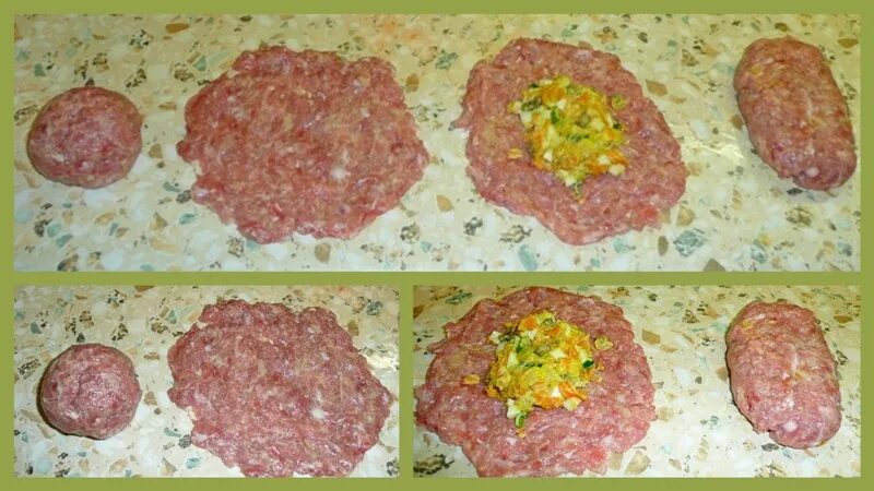 Начинка для зраз из мясного фарша. Форма зраз из мясного фарша. лепить зразы из фарша. зразы мясные с фаршем.