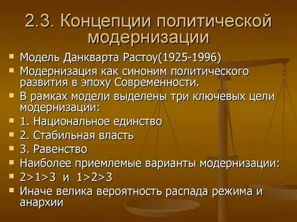 Политическое развитие это определение