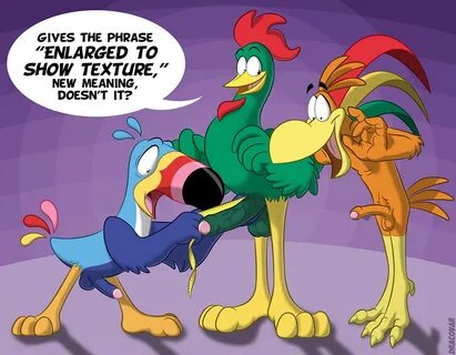 text, anthro, avian, balls, beak, big penis, bird, chicken, corn flakes, di...