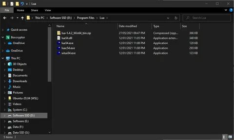 Lua file