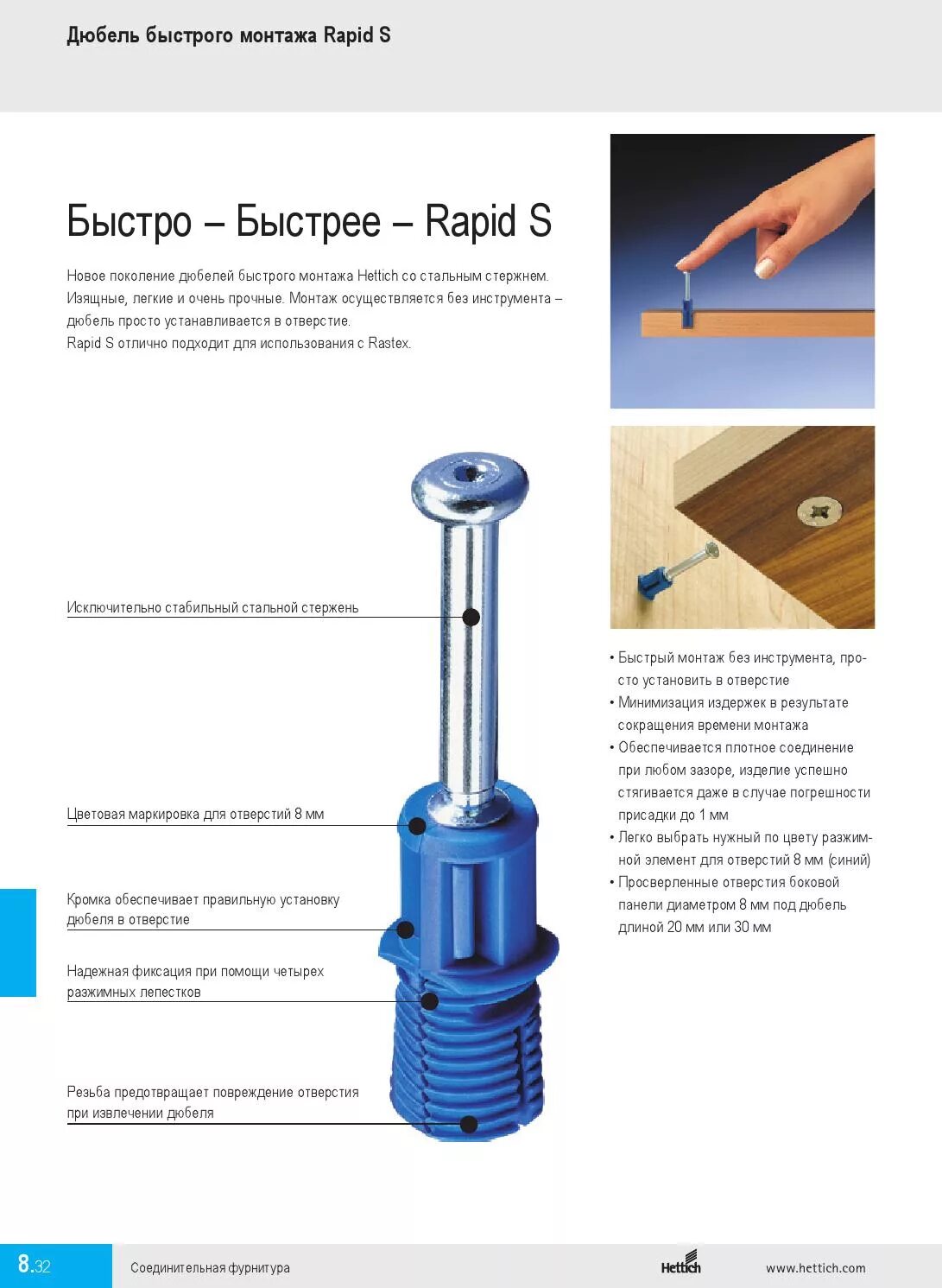 Дюбель Rapid s du 325
