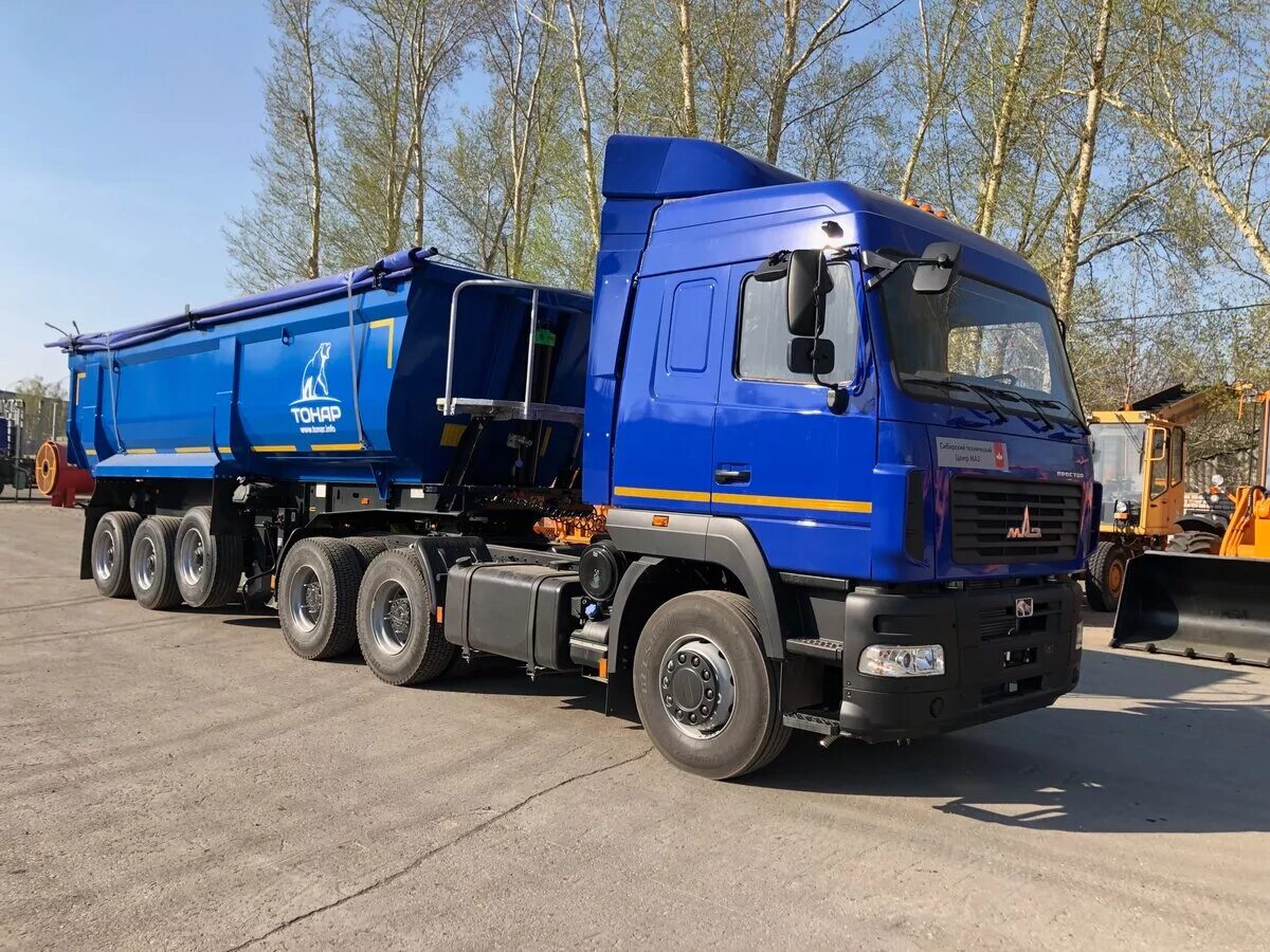 самосвальный автопоезд тонар-7502. грузовые тонары. прицеп тонар 95892. тонар 952302. тонар 952344.