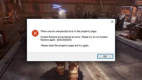 Unexpected error encountered