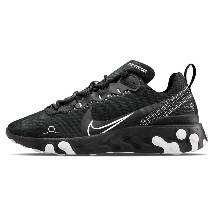 Аир 55. Nike React element 55 Black. Найк реакт элемент 55 мужские. Nike React element 55 Black reflect. Nike element 270.