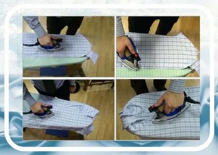 Как разгладить рукава