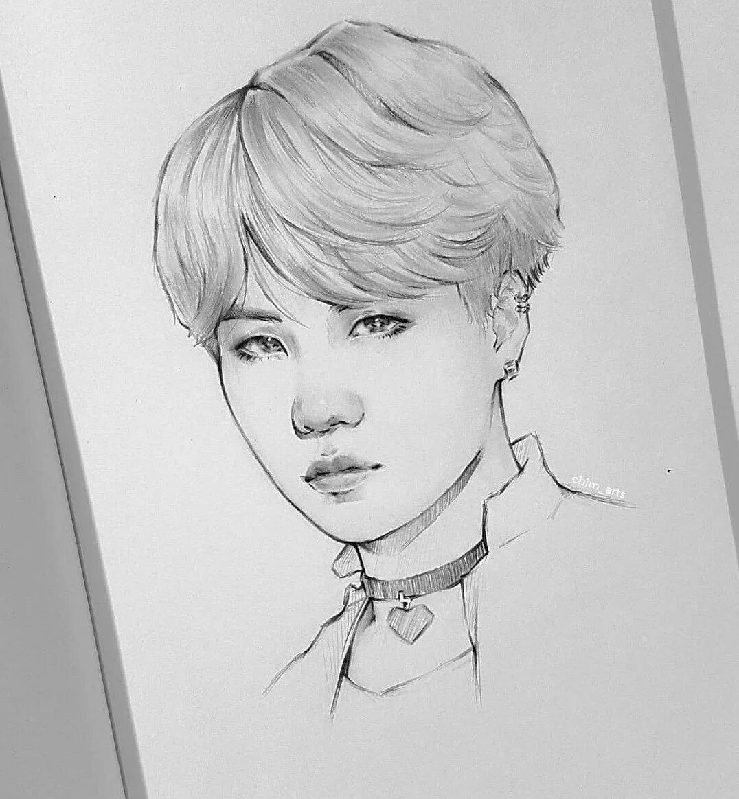 Как нарисовать bts