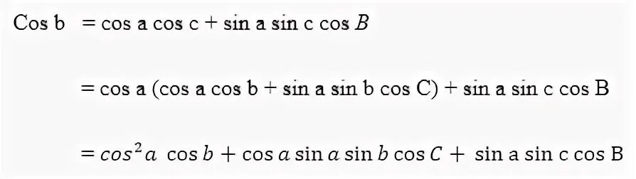Cos c