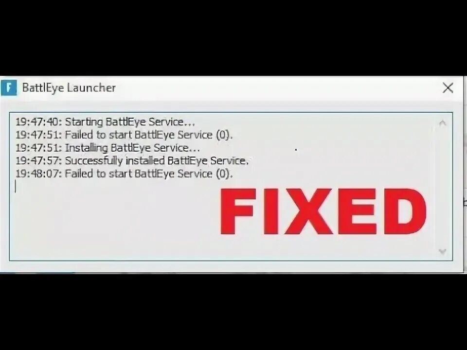 Failed to start service not found