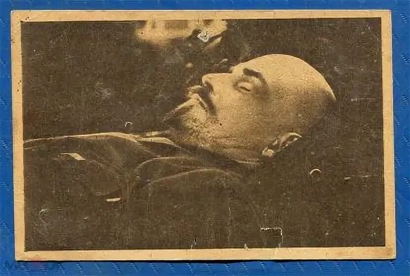 Ленин в 1924 году на смертном одре.