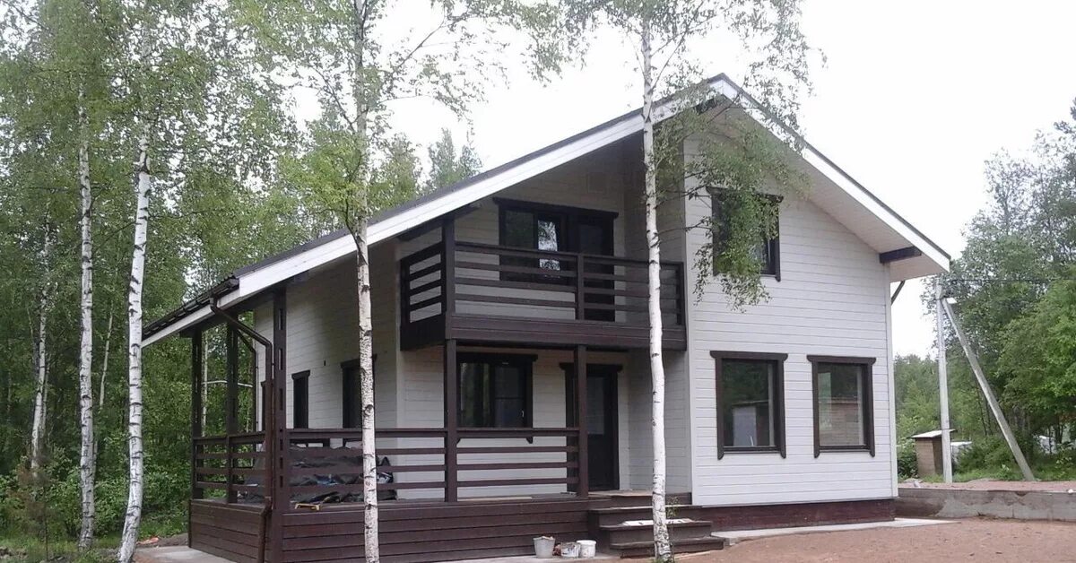 Дом из профбруса. Красивый домик из сип панелей. Каркасный дом за 2 миллиона. Дом из профилированного бруса. Дом под ключ в лен обл.