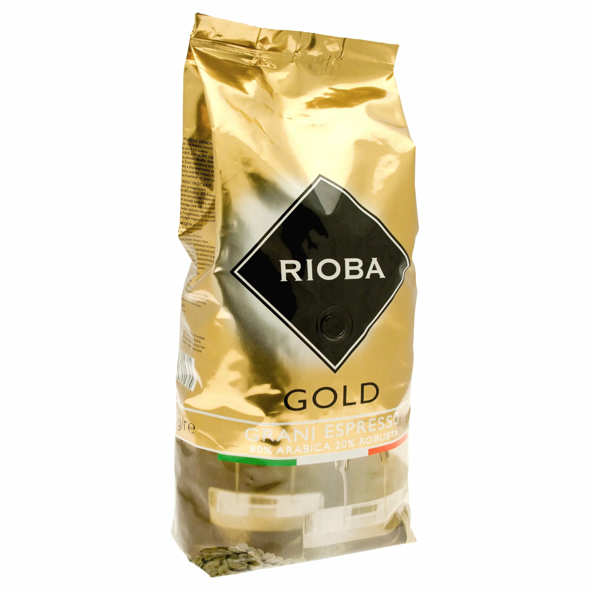 Кофе в зернах 1 кг робуста. Rioba Espresso Gold 80% Arabica 20% robusta, 1 кг. Кофе в зернах Rioba Espresso. Кофе Риоба 1 кг зерно Арабика. Кофе Rioba Espresso Gold в зернах 1 кг.