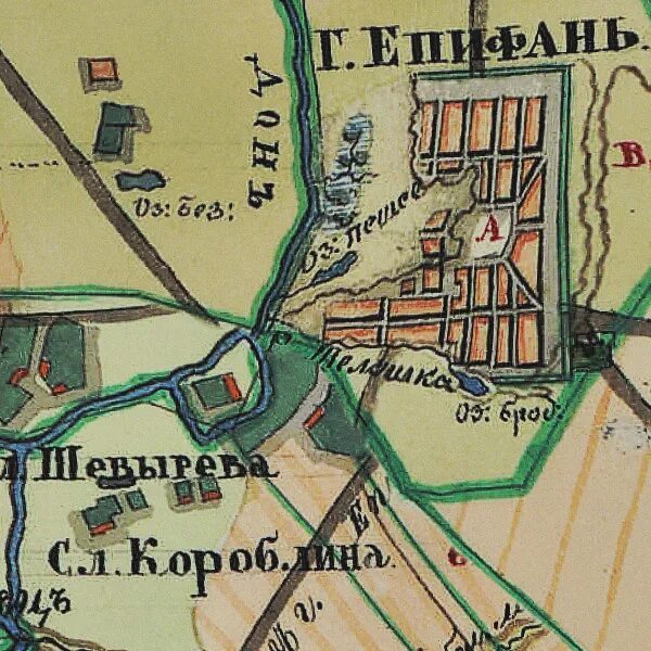 старые карты тульской области. епифанский уезд тульской губернии. епифанский уезд тульской губернии карта. карта епифанского уезда. епифанский уезд тульской губернии.