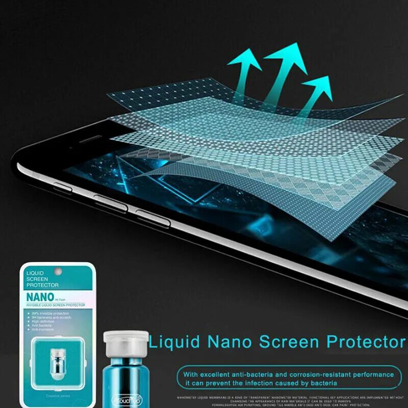 Пленка для защиты экрана. Nano Hi-Tech Invisible Liquid Screen Protector. Защитная пленка жидкая Hi-Tech Nano 1мл. Liquid Screen Protector Nano. Жидкое стекло Nano Hi-Tech.