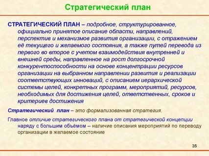 Стратегии и стратегическое планирование