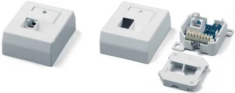 Розетка rj 45 одинарная категория 5e