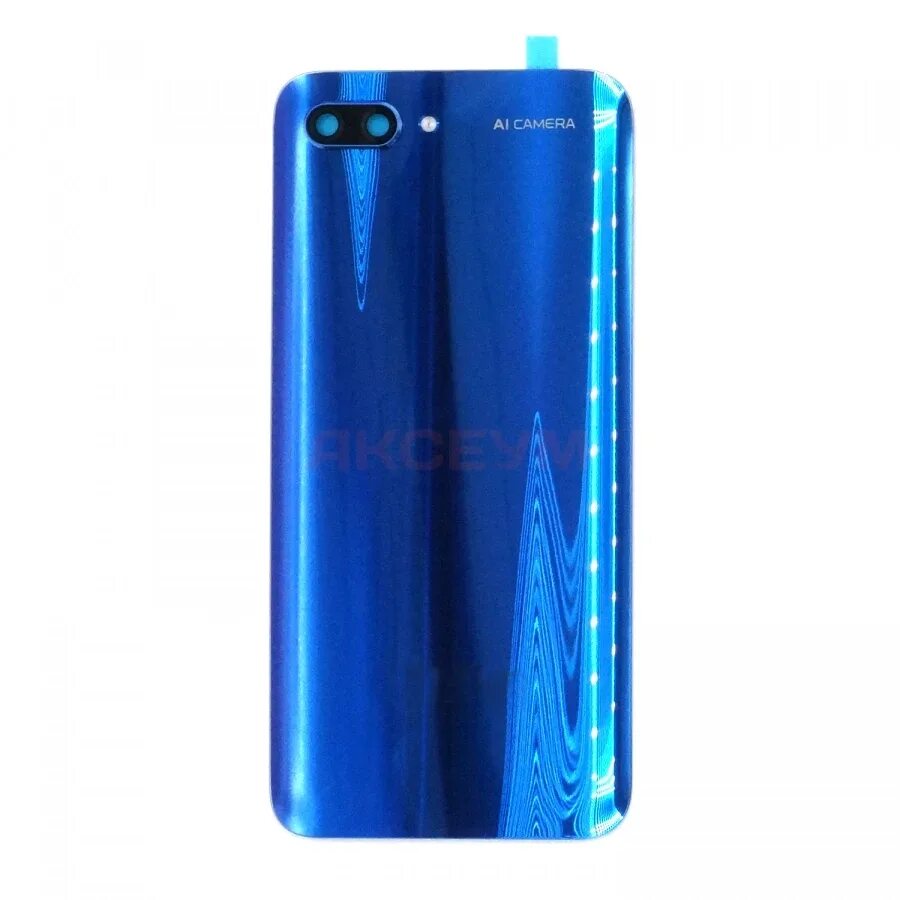 Honor 10 синего. Honor синей задней крышкой.