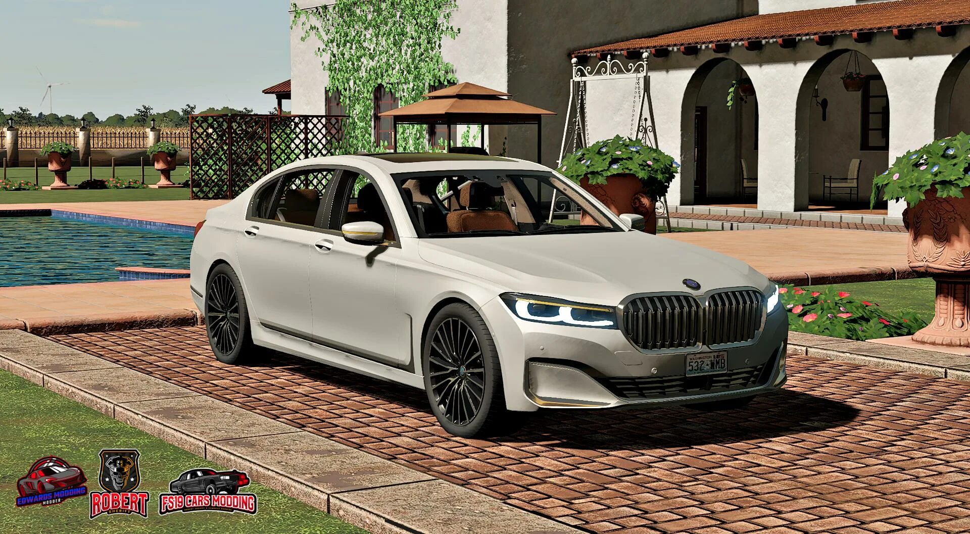 Мод на легковушку. БМВ для ФС 19. BMW fs19. БМВ для ФС 17. BMW 7 Series v1.0.0.0.