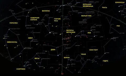 Созвездие спика относится к созвездию