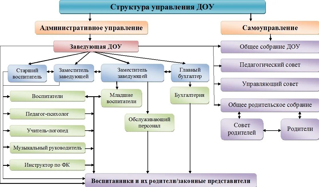 Структура ДОУ схема. Схема управления ДОУ. Структура управления детского сада. Организационная структура дошкольного образовательного учреждения. Организация входящих направлений